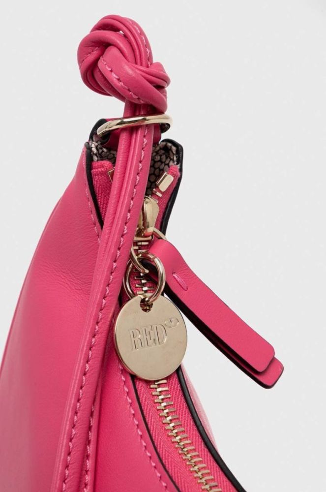 Шкіряна сумочка Red Valentino колір рожевий (3447630) фото 4