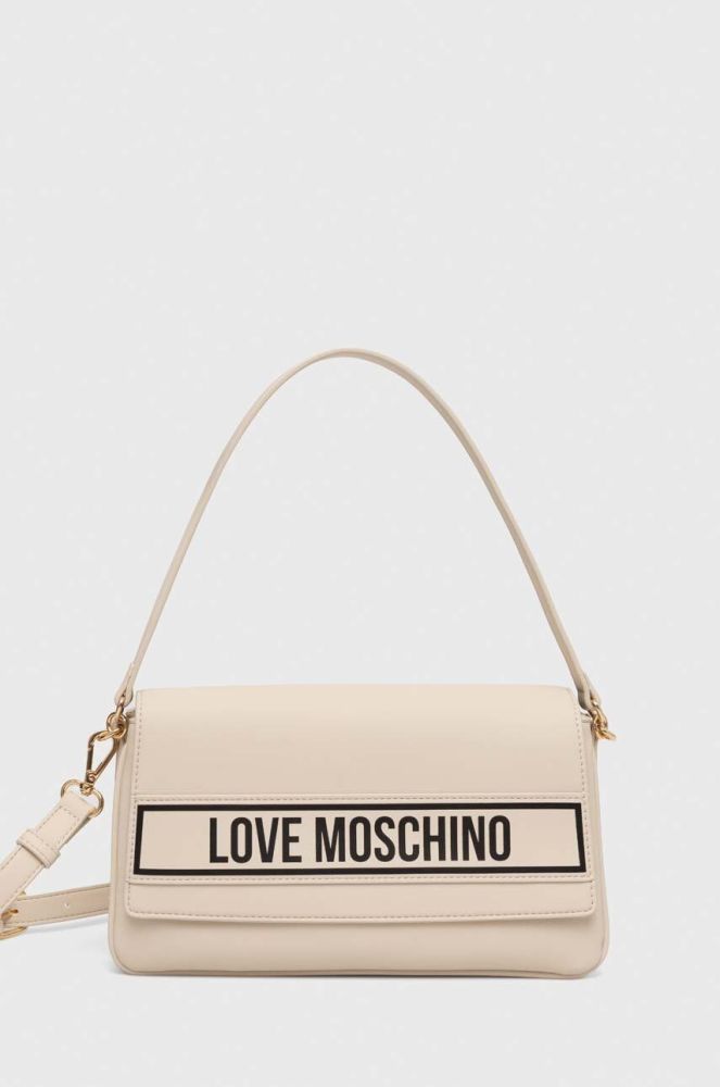 Сумочка Love Moschino колір бежевий (3622589)