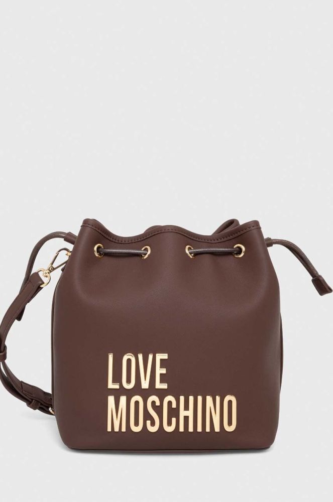 Сумочка Love Moschino колір коричневий (3626396)
