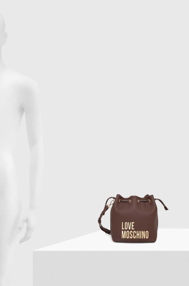 Сумочка Love Moschino колір коричневий (3626396) фото 6