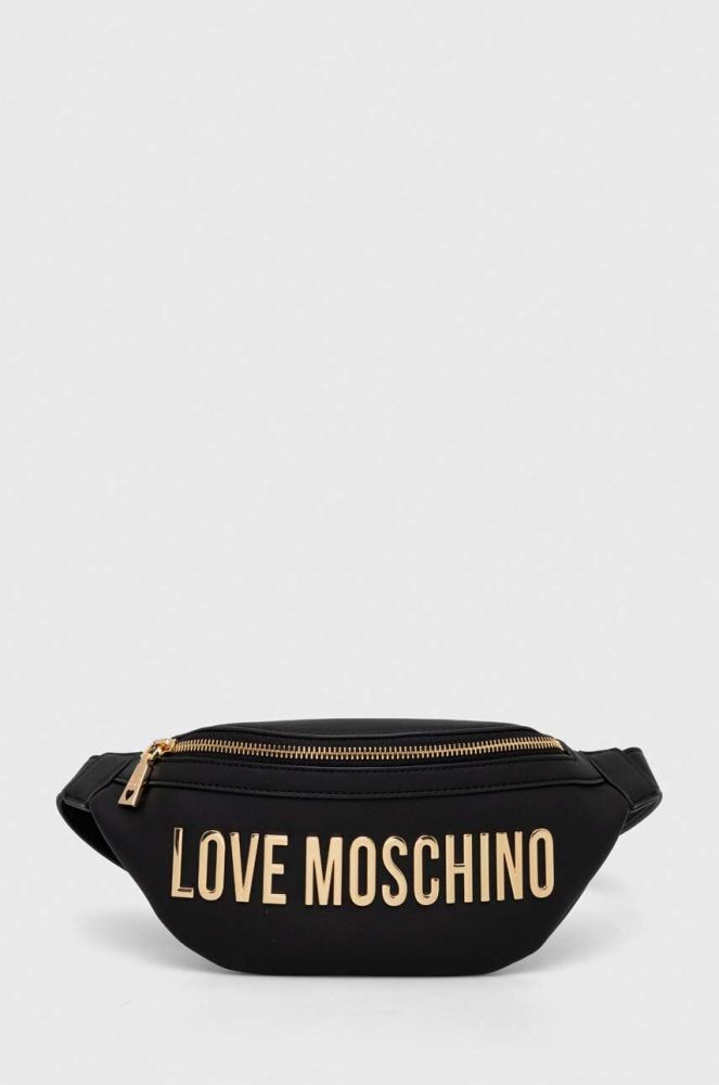 Сумка на пояс Love Moschino колір чорний (3490490)