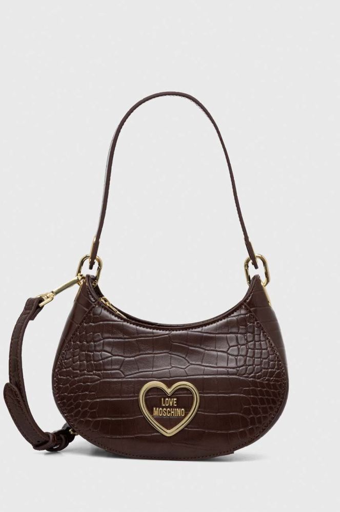 Сумочка Love Moschino колір коричневий (3622608)