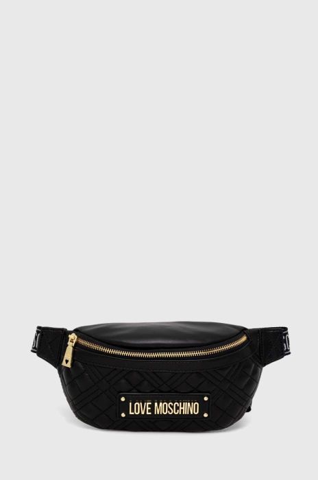 Сумка на пояс Love Moschino колір чорний (3622615)