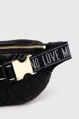Сумка на пояс Love Moschino колір чорний (3622615)