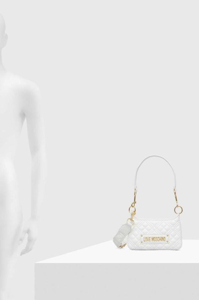 Сумочка Love Moschino колір білий (3622618) фото 6