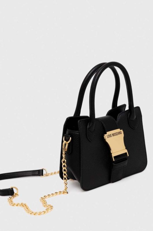 Шкіряна сумочка Love Moschino колір чорний (3622622) фото 2