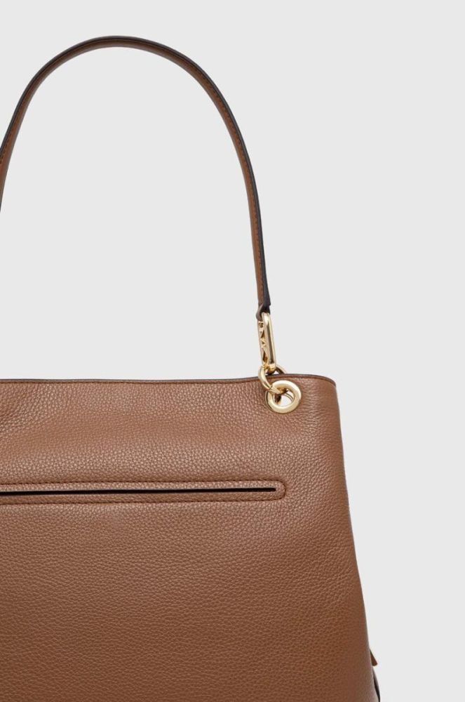 Шкіряна сумочка MICHAEL Michael Kors колір коричневий (3468010) фото 3