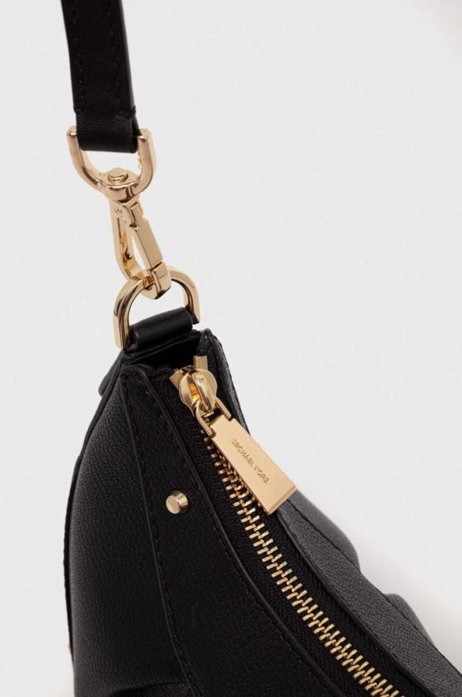 Шкіряна сумочка MICHAEL Michael Kors колір чорний (3459718) фото 4