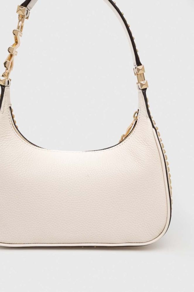 Шкіряна сумочка MICHAEL Michael Kors колір бежевий (3468027) фото 3