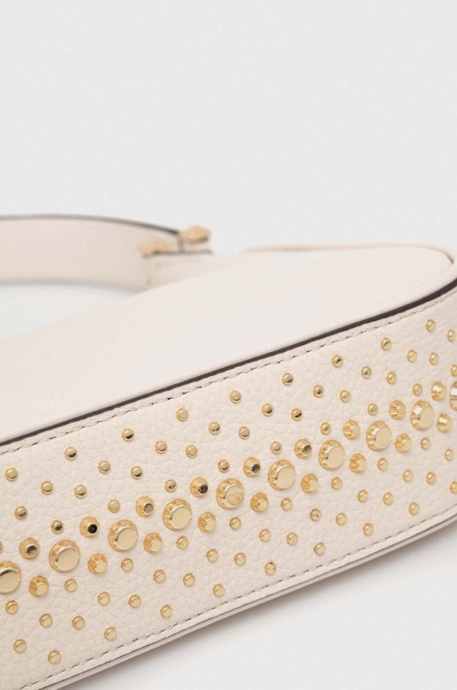 Шкіряна сумочка MICHAEL Michael Kors колір бежевий (3468027) фото 4