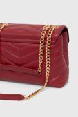 Шкіряна сумочка Twinset колір бордовий (3459741)