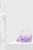 Шкіряна сумочка Twinset колір фіолетовий (3455371)