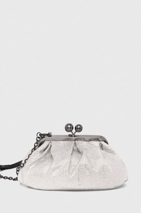 Сумочка Weekend Max Mara колір срібний