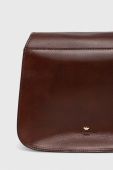 Шкіряна сумочка Weekend Max Mara колір коричневий (3626406)