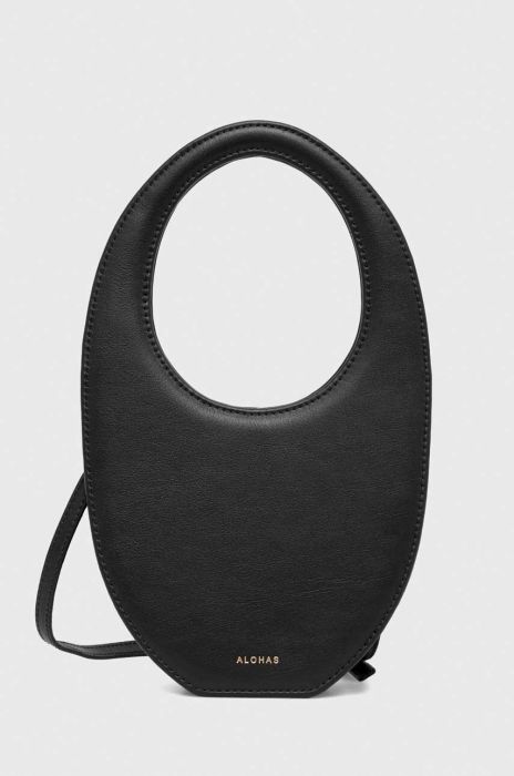 Шкіряна сумочка Alohas колір зелений (3583135)