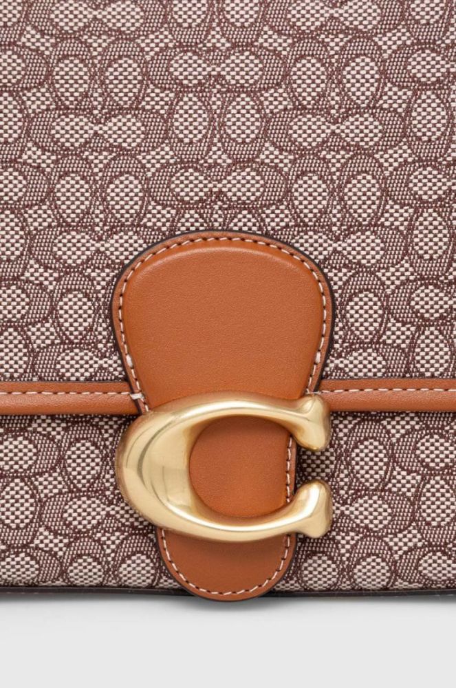 Сумочка Coach Soft Tabby колір коричневий фото 4