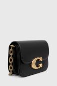 Шкіряна сумочка Coach колір чорний (3610869)