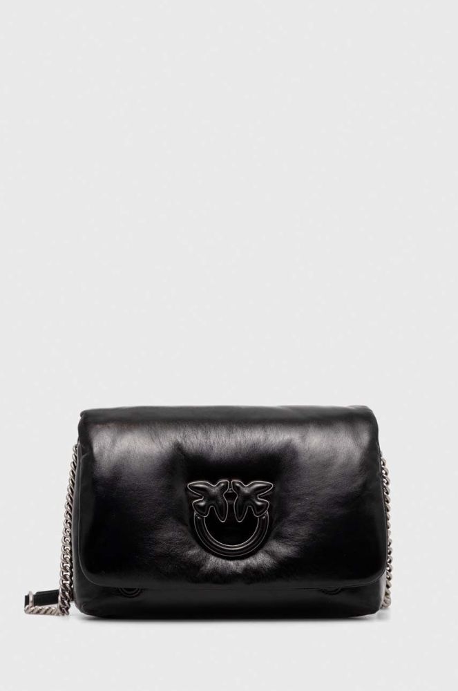 Шкіряна сумочка Pinko колір чорний (3542721)