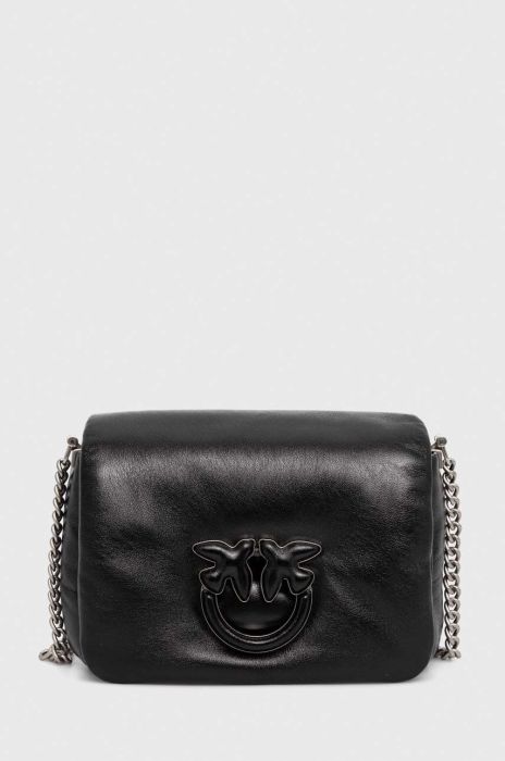 Шкіряна сумочка Pinko колір чорний (3548079)