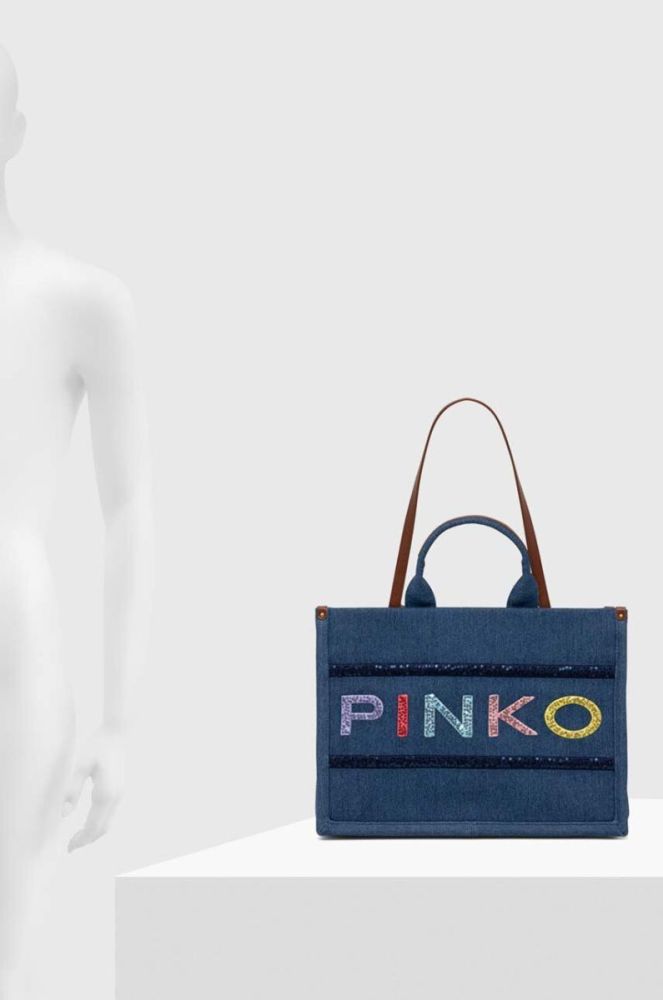 Сумочка Pinko колір синій (3564883) фото 6