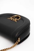 Шкіряна сумочка Pinko колір чорний (3548083)