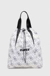 Рюкзак Guess колір білий великий візерунок (3598824)