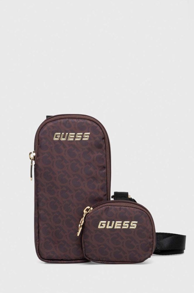 Сумка Guess колір коричневий (3598828)