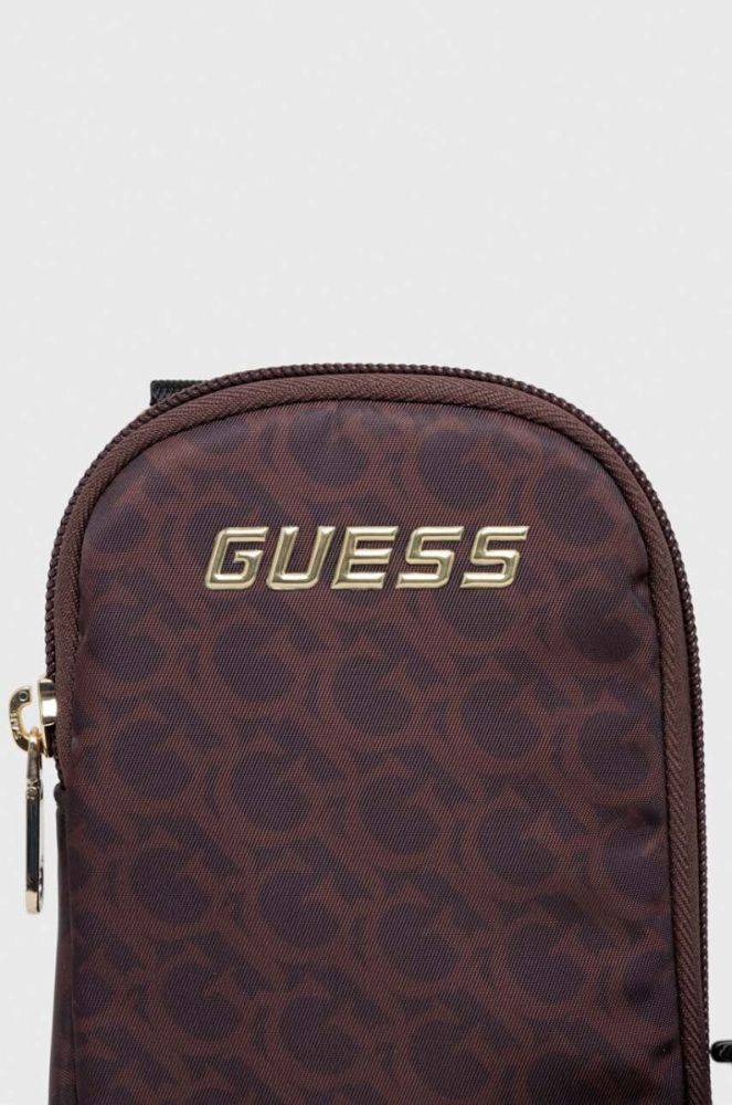 Сумка Guess колір коричневий (3598828) фото 3
