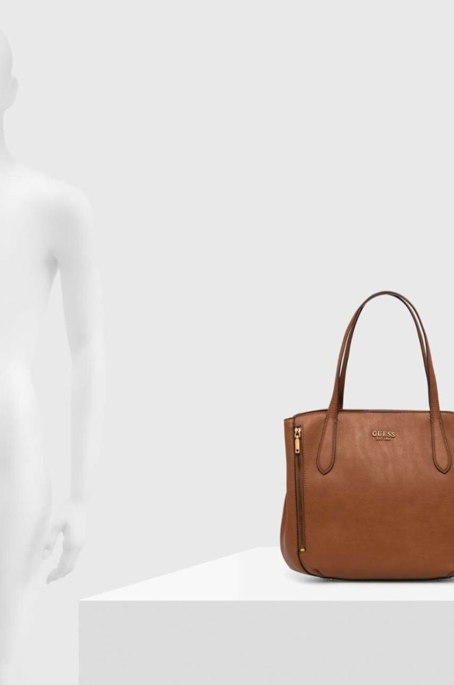Сумочка Guess колір коричневий (3501504) фото 6