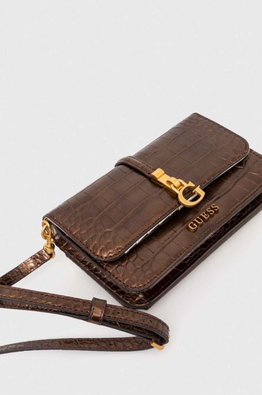 Сумочка Guess колір коричневий (3501517) фото 2