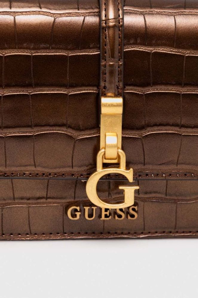 Сумочка Guess колір коричневий (3501517) фото 3