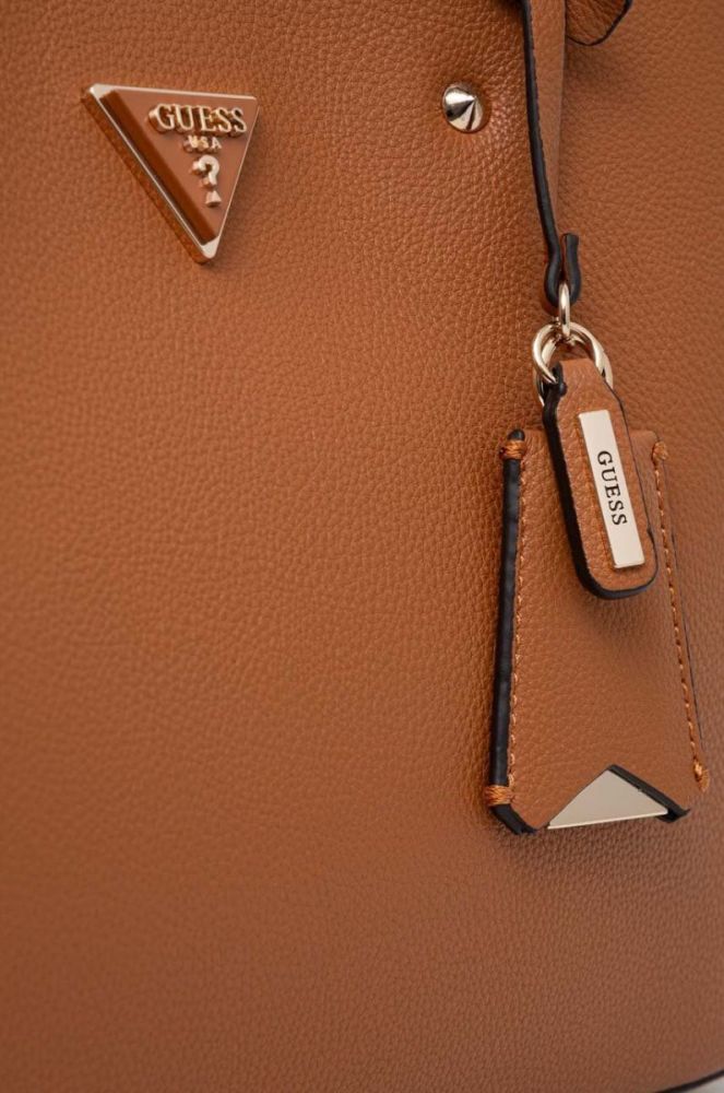 Сумочка Guess колір коричневий (3501535) фото 4