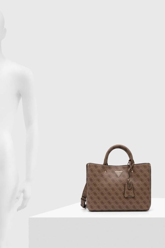 Сумочка Guess колір коричневий (3501549) фото 6