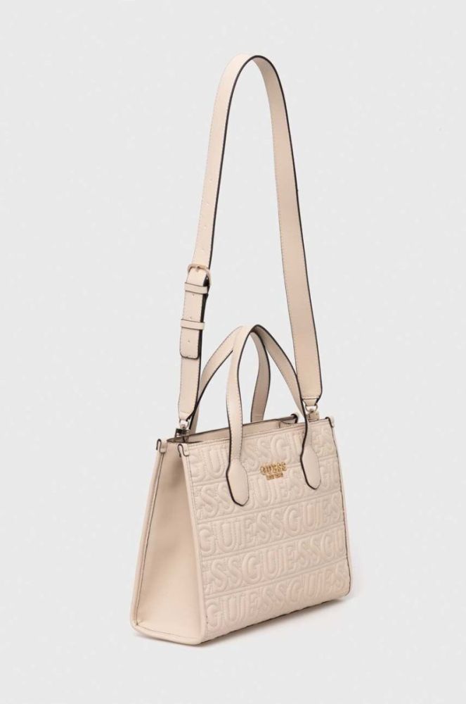Сумочка Guess колір бежевий (3510501) фото 2
