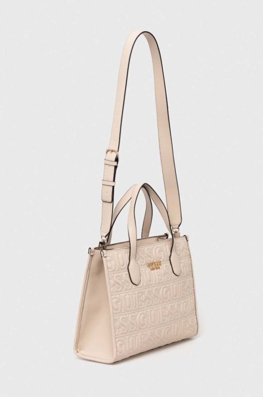 Сумочка Guess колір бежевий (3510501) фото 2