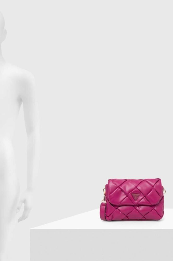 Сумочка Guess колір рожевий (3501577) фото 7