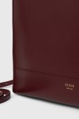 Шкіряна сумочка Guess колір бордовий (3654117)