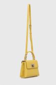 Шкіряна сумочка Furla колір жовтий (3508354)