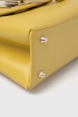 Шкіряна сумочка Furla колір жовтий (3508354)