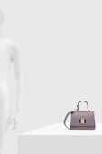 Шкіряна сумочка Furla Emma колір фіолетовий