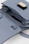 Шкіряна сумочка Furla колір блакитний (3508355)
