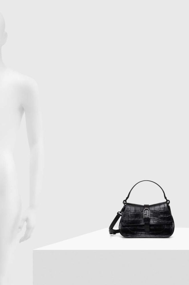 Шкіряна сумочка Furla колір чорний (3619066) фото 6