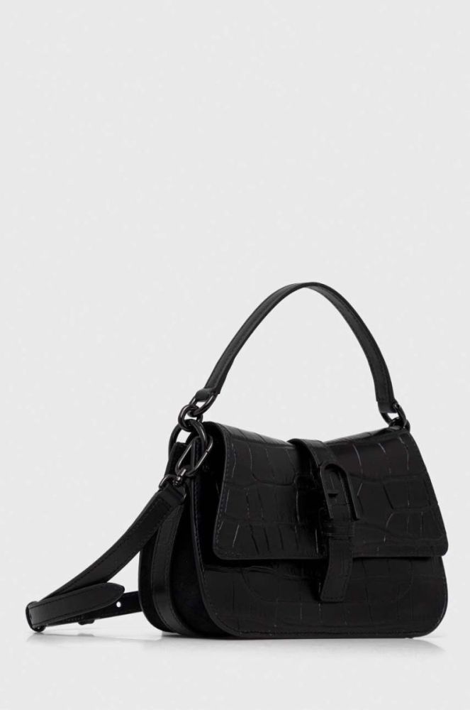 Шкіряна сумочка Furla колір чорний (3619066) фото 2