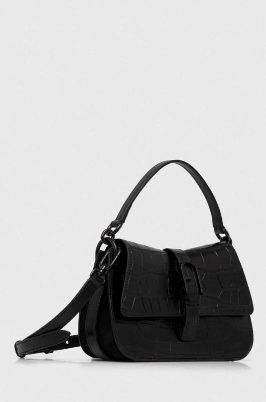 Шкіряна сумочка Furla колір чорний (3619066) фото 2