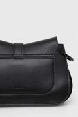 Шкіряна сумочка Furla Flow Mini колір чорний