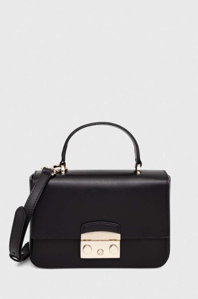 Шкіряна сумочка Furla колір чорний (3548090)