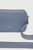Шкіряна сумочка Furla Primula колір блакитний