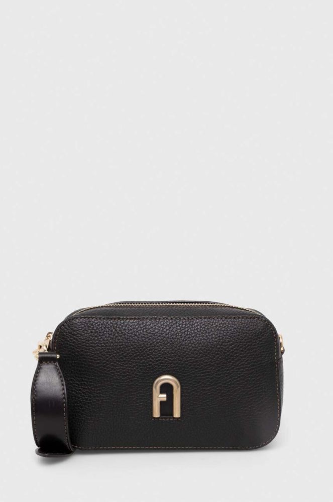 Шкіряна сумочка Furla колір чорний (3508359)