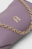 Шкіряна сумочка Furla колір фіолетовий (3508360)