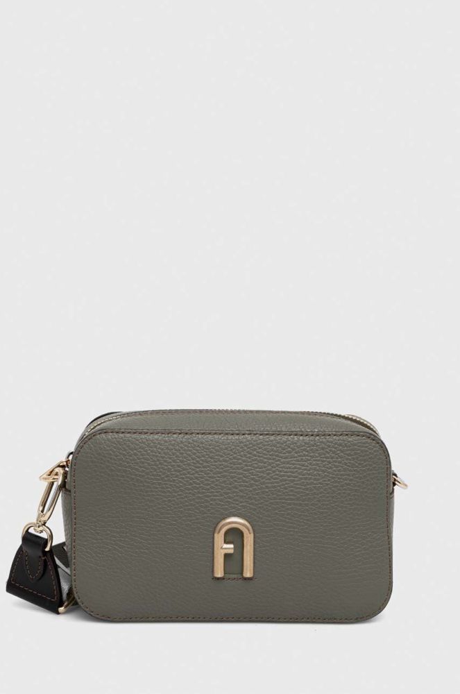 Шкіряна сумочка Furla колір зелений (3548091)